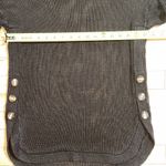 Harper Heritage Womens Knit Sweater Button Accent Elbow Patch Black Medium Photo 3