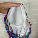 Ralph Lauren Lauren Red Boho Patterned One Piece Swimsuit Size 14 Photo 5