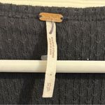 Free People  Bennett Ruffle Top black long sleeve thermal XS Photo 4