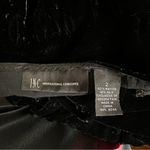 INC Crushed Black Velvet Sequin Maxi Skirt Size 2 | Y2K Boho Goth Holiday Party Photo 8