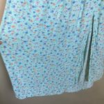 Aeropostale NWT  Women’s Mint Green Floral Tank Leg Slit Open Back Midi Dress Photo 3
