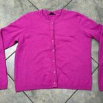 C by Bloomingdales Women Cashmere Cardigan Sweater Pink Button Sz XLCareer Comfy Photo 0