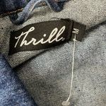 Thrill Denim Distressed Always 100 Jean Jacket Blue Size M Photo 3
