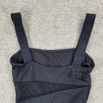 Carmen Marc Valvo One Piece Swimsuit Womens 6 Black Mesh Inset Cutout Swim Beach Photo 9