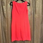Vince Camuto  Neon Pink Coral Gold Embroidered Summer Mini Dress Size 4 NWT Photo 1