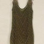 Free People  Foiled Again Mini Dress Fairycore Lace Bodycon Y2K Size Medium EUC Photo 5