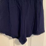 Ambiance Apparel Navy Lace Romper Photo 2