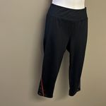 Marvel  Hero Elite Athletic Black w/ Abstract Design & Mesh Cropped Leggings-XL Photo 2