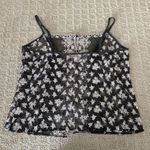 Victoria's Secret Victoria’s Secret Pink Black Button Floral Lingerie Tank Top Cami Womens Medium Photo 9
