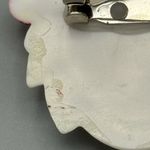 Vtg Santa Claus Plastic Brooch Pin Unmarked Christmas Fashion Costume Jewelry Size 0 Photo 3