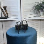 Marc Fisher Platform Heel Silver Golden Metallic Size 8.5 Photo 2