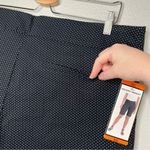 Hilary Radley  navy geometric 9” chino Golf Dress shorts size XXL Photo 10