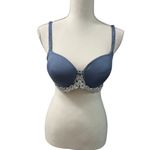 Wacoal  Embrace 853191 Lace Underwire T Shirt Bra Blue 36B Photo 1