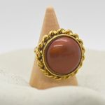 Vintage Cocktail Ring Gold Photo 6