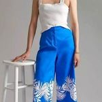 Anthropologie  ×Hutch Palm Frond Wide-Leg Pants Size 12 Photo 0