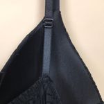 Ambrielle Women’s Babydoll Floral Velvet Black Sheer Body Intimate Tank Slip Size M Photo 7