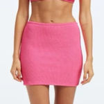 Good American NEW Womens 00/0 XXS/XS Always Fits Swim Skirt Mini Bright Pink Photo 0