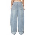 Edikted Kella Low Rise Baggy Jeans NWT Blue Vintage Washed Size Small Photo 1