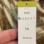 Boston Proper  Muse Zebra Print Dress size 14 brand new length 32” bust 34” Photo 9