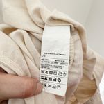 United Colors Of Benetton [] Cream Sleeveless Linen A-Line Mini Dress Sz Large L Photo 9