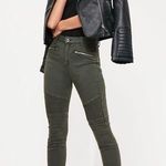 Missguided Sinner High Waisted Skinny Biker Jeans Photo 4
