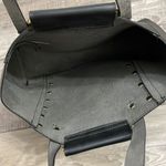 Vegan Leather Pearl Jillian Mini Tote Bag Black Photo 8