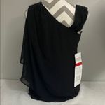 R & M Richards   New! Women’s Elegant Black One-Shoulder Top size 6 Photo 6