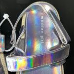 Madden Girl Silver Sandals with Holographic Finish Photo 3