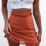 Bohofair Burnt Orange Skirt  Photo 0