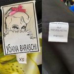 Yoana Baraschi  Black Lilies Flower Tunic Blouse XS Photo 2