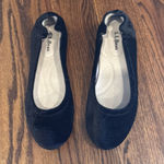 L.L.Bean  black velvet ballet flats size 6 Photo 0