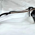 Chic Elegant Gold Detailed Clear Lens Black Frame Glasses Photo 6