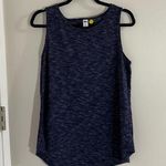 Old Navy  Luxe Blue Heathered Tank Top with Flowing Cut Size Large Photo 0