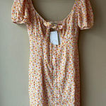 Dippin Daisys Daisy Dress in Blush Pink with Lemons Orange Pattern Size Medium Pink Photo 0