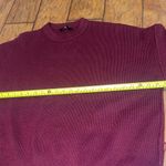Lillusory oversized burgundy sweater top shirt woman’s large Red Photo 5
