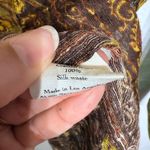 Savannah Morrow  Multicolor Silk Cliff Blouse Sz M NWT Photo 6