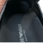 Emporio Armani Men’s Denim Leather Loafers Size 11 Made in Italy Photo 3