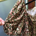 Socialite Curve Green Floral Blouse 2X Photo 4