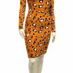 Target Philip Lim for Women’s XS blue Orange long sleeve Leopard Dress Photo 1