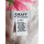 Pacific&Co Graff By Um  White/Pink Floral Print Blazer Jacket Women’s Size Medium Photo 6