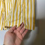 AYR  100% CottonStaycation Shorts in Yellow and white Sz M Photo 5