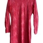 IBKUL Long Sleeve Golf Dress XS Coral Snakeskin UPF 50+ Pink Photo 0