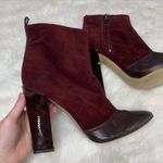 Reed Krakoff Maroon Heeled Boots Purple Size 9.5 Photo 5