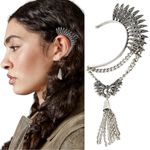 Free People Birds Of A Feather Cocktail Earring Ear Party Cuff NWT Sparkle Retro Photo 2