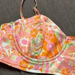 Princes & Fox NWT Princess Polly maddie orange multicolored bra top Photo 2