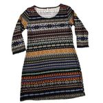 Pinkblush Autumn Patterned Knit Sweater Dress by Pink Blush Womens Small Photo 0