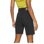 Dr Denim Black Highway Stitch Wide Leg Shorts Size 28 Photo 1