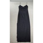 City Triangles Vtg  Black Glitter Prom Dress M Strappy Open Back Y2K 90s Evening Photo 9