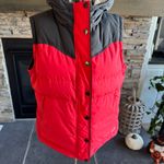 Stio Vibrant Red and Deep Navy Hooded Vest Size undefined Photo 8