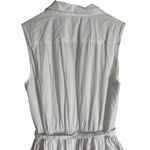 Rosetta Getty White Poplin Button Front Sleeveless Maxi Shirt Dress Size 12 Photo 11